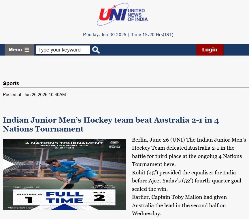 Indian Hockey Team