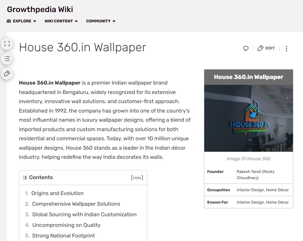 House 360 in wallpaper