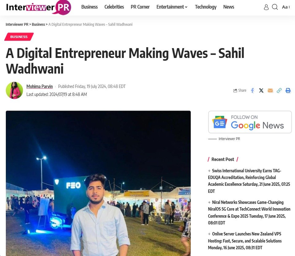 Sahil Wadhwani