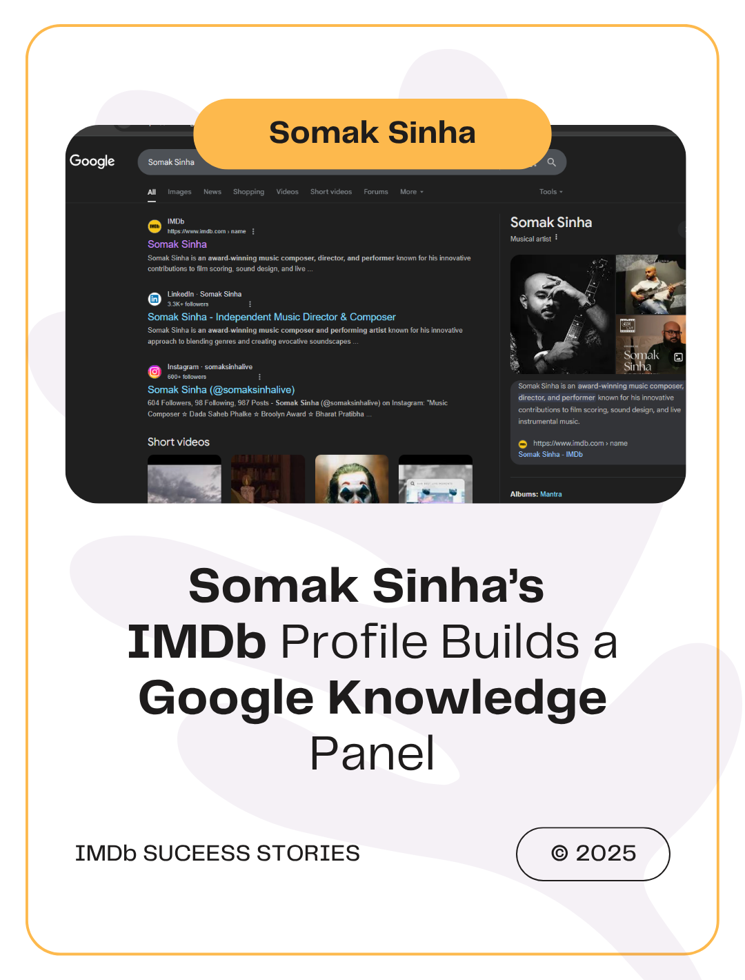 Somak Sinha Success Story
