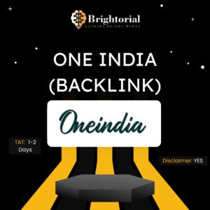 One India (Backlink)