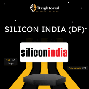 Silicon India (DF)